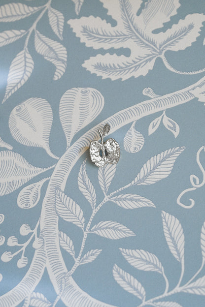 Apple / Silver brooch