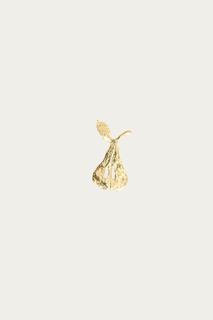 Pear Brooch / Gold plated