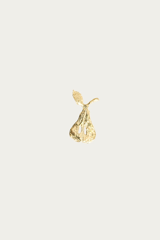 Pear Brooch / Gold plated