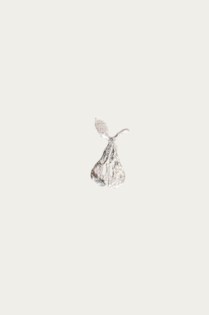 Pear Brooch / Silver