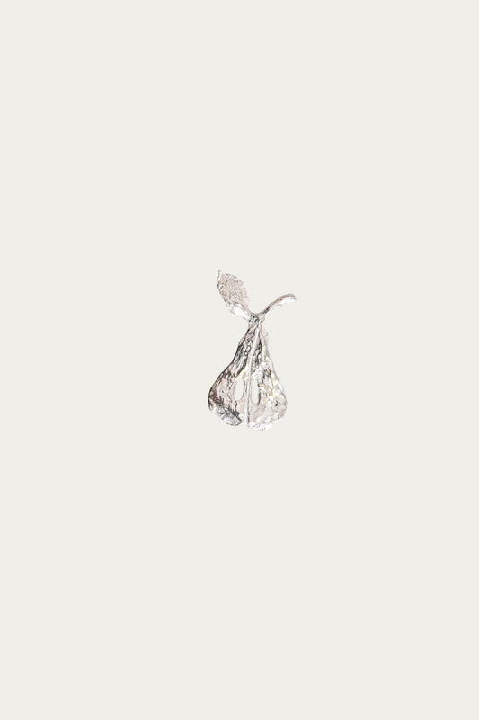 Pear Brooch / Silver