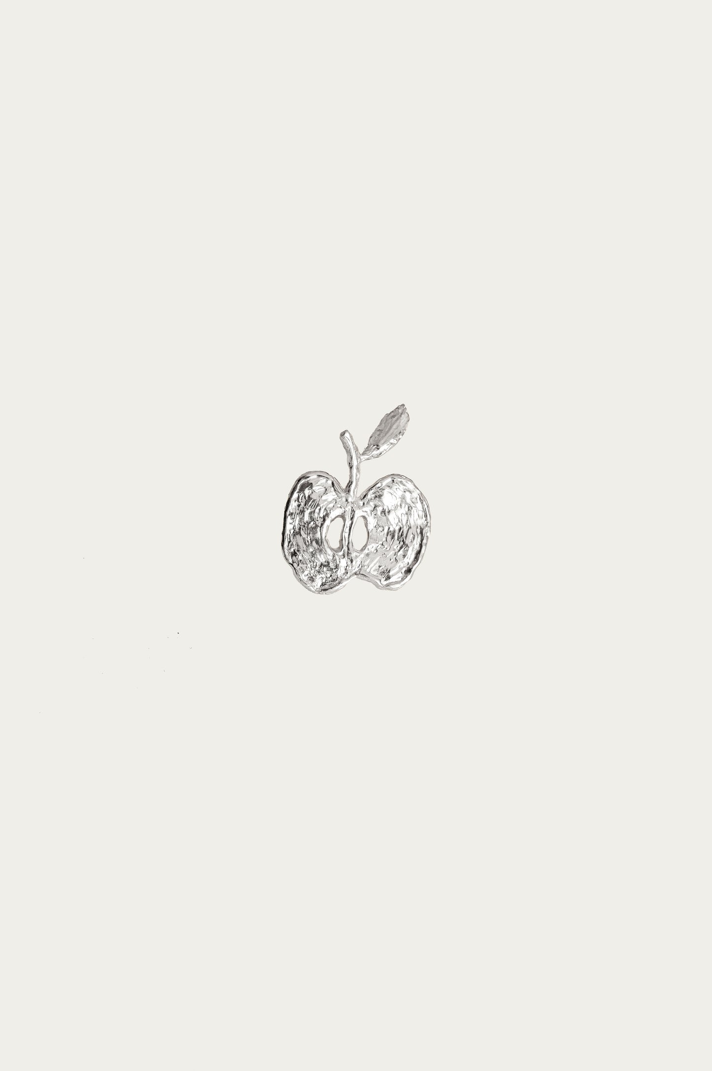 Apple brooch / Silver