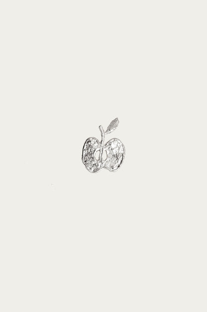 Apple brooch / Silver