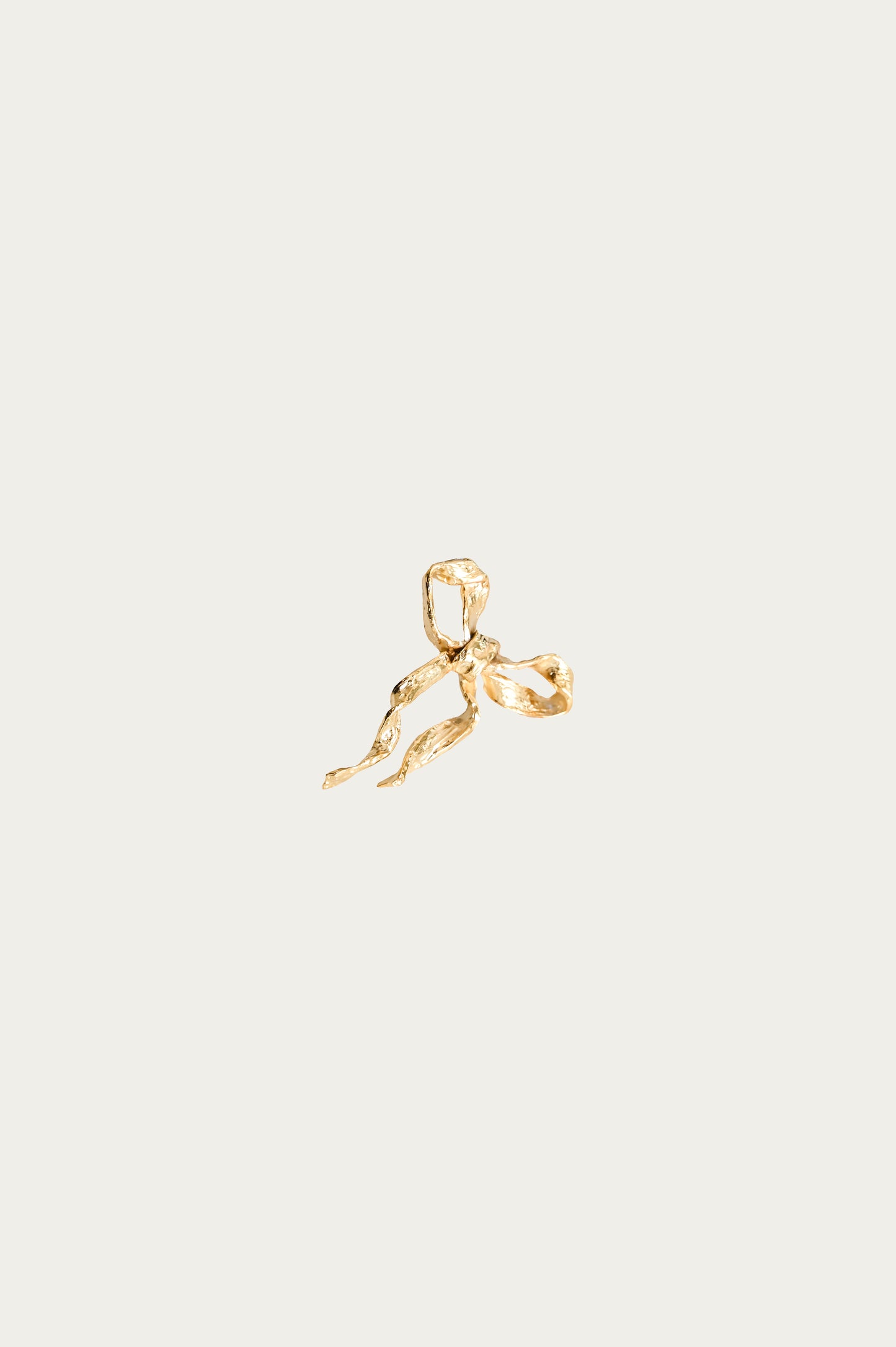 Small Bow brooch / Gold plated